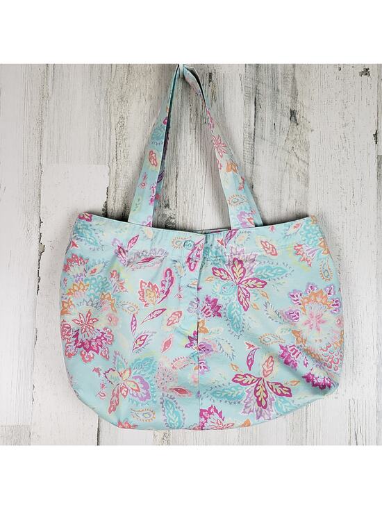 Handmade Handbags - Handmade Multicolored Floral Paisley Repurposed Shoulder Bag